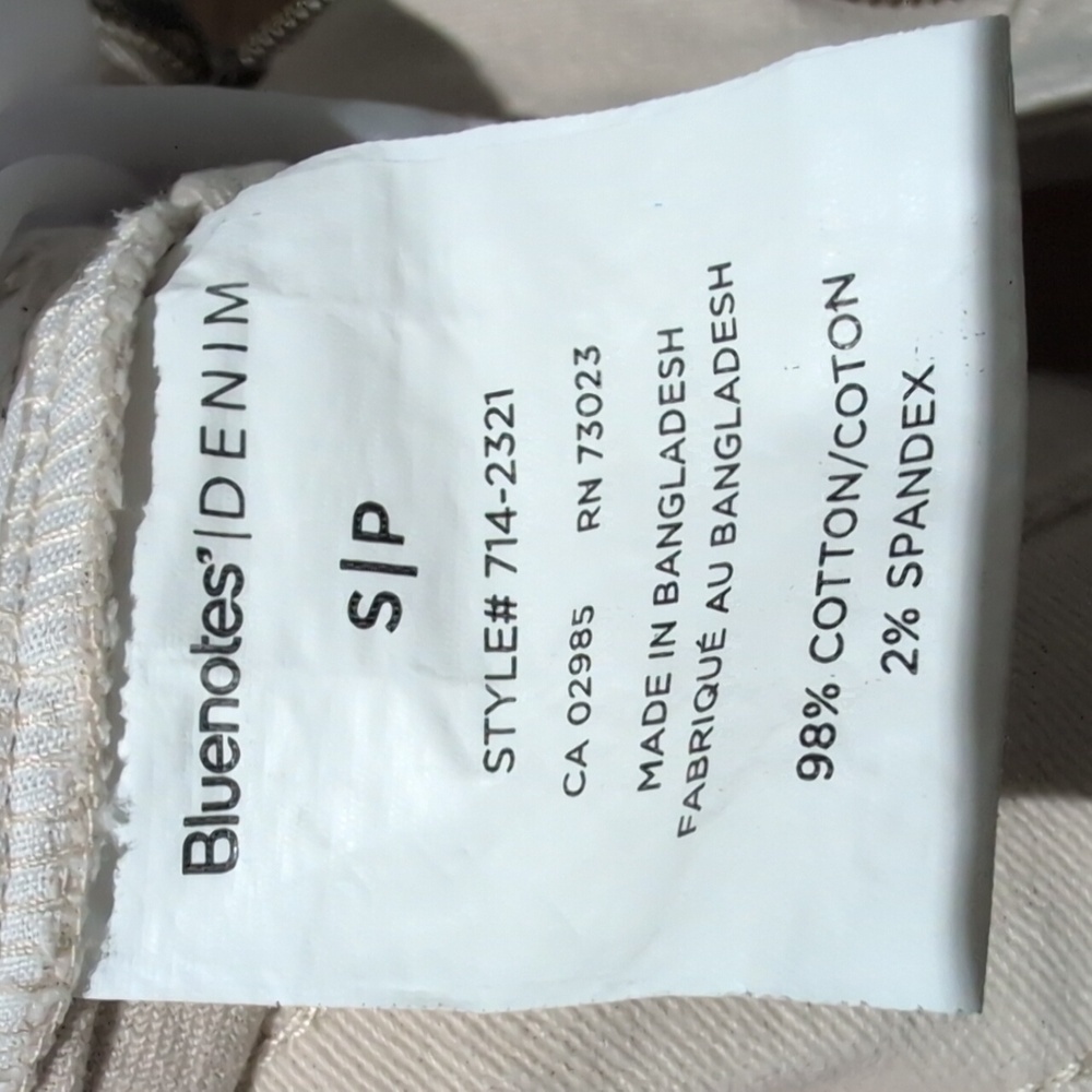 Bluenotes Super High-rise Baggy Utility Pants Light Tan Soft Denim Size Small - Picture 10 of 10
